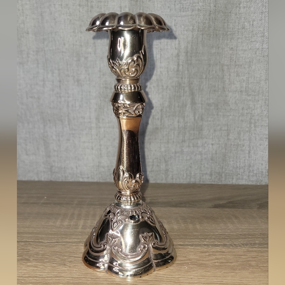 Brighton Ornate Silver-Tone Decorative Candle Holder Cinderella - Picture 5 of 9